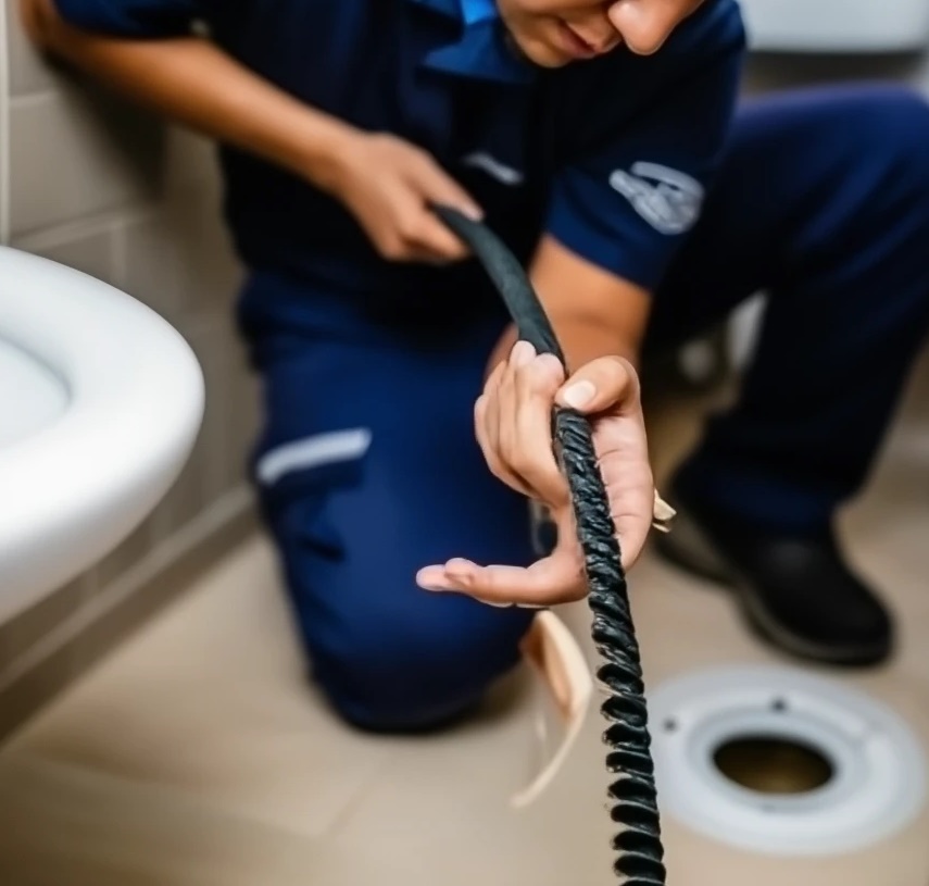 Serviço Profissional de Desentupimento em São Paulo Equipe de desentupidora em São Paulo realizando serviço de limpeza de tubulações